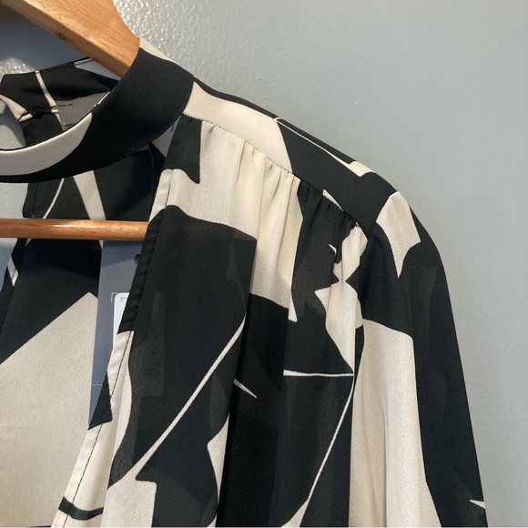 Primark UK Abstract Print Dress with Cut-Out Neckline BNWT Cocktail Party Dress - Picture 11 of 13